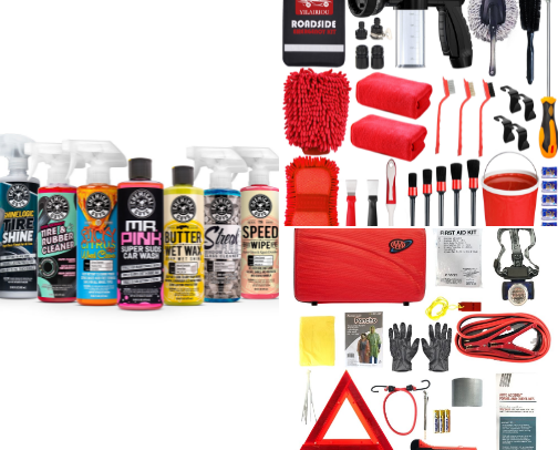 Car Essentials cover photo collage