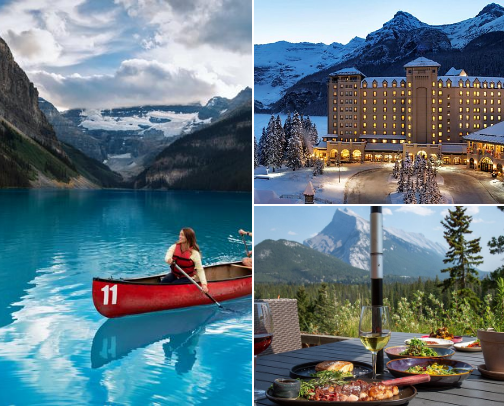 best of banff area cover photo collage