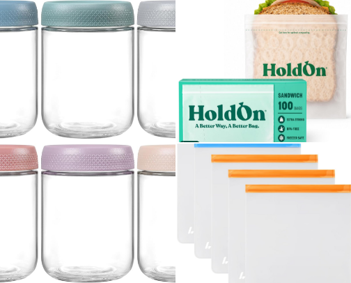 BETTER FOR YOU Food Storage Items 🥪🍎🥑 cover photo collage