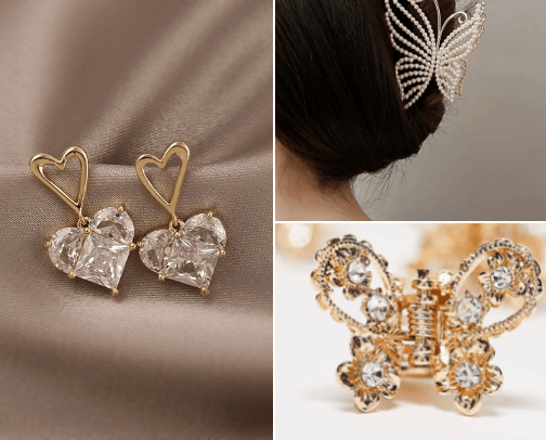 Jewelry cover photo collage