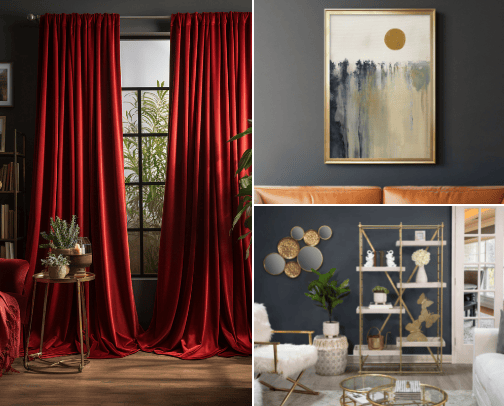 Living Room Décor cover photo collage