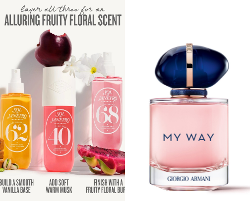 Fragrance cover photo collage