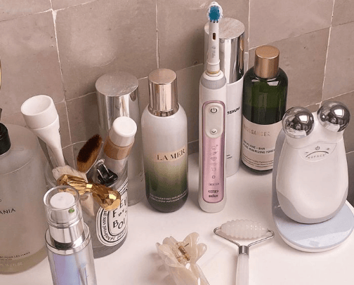 Skin care. cover photo collage