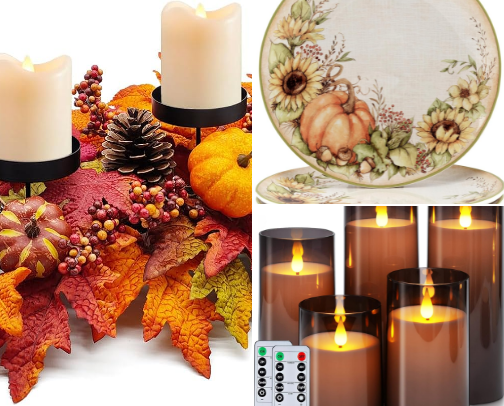 Essentials for a Cozy Fall Dinner Setup cover photo collage
