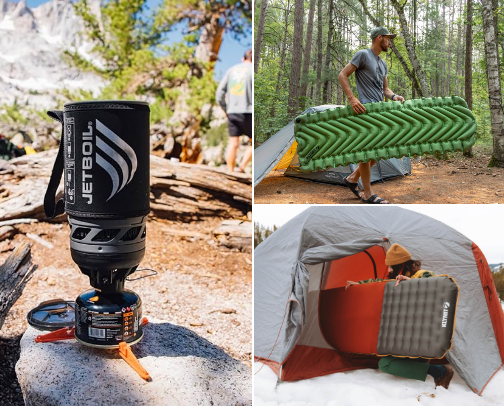 Camping Essentials cover photo collage