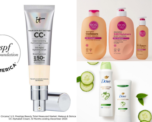 Beauty Products cover photo collage