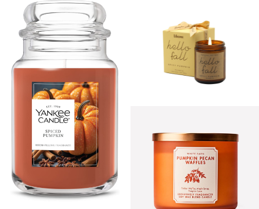 Fall Scented Candle cover photo collage