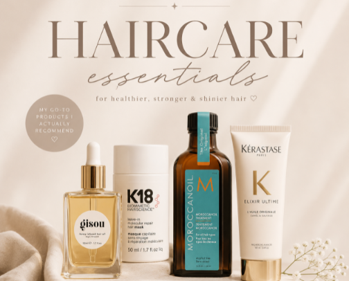Haircare Essentials I'd Actually Recommend 🤍 cover photo collage