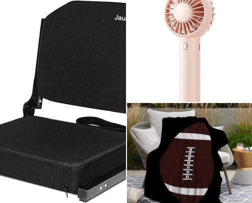 football szn must haves🏈🤎✨ cover photo collage