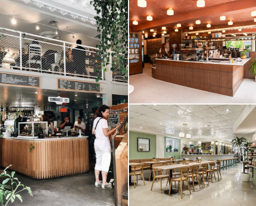 Coffee places in Montreal cover photo collage