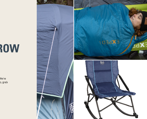 Camping Essentials cover photo collage