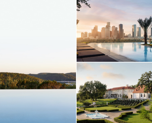 Luxe, Laid-Back & Larger Than Life cover photo collage