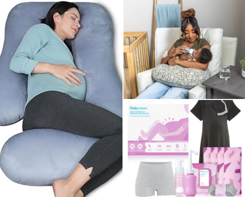 Pregnancy and Postpartum Must-Haves cover photo collage