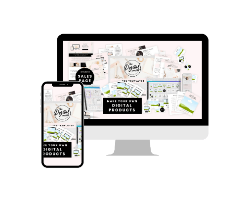 Digital Product Business cover photo collage