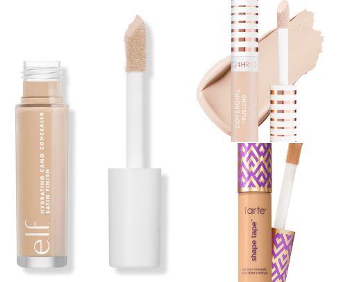 The Best Full Coverage Concealers cover photo collage