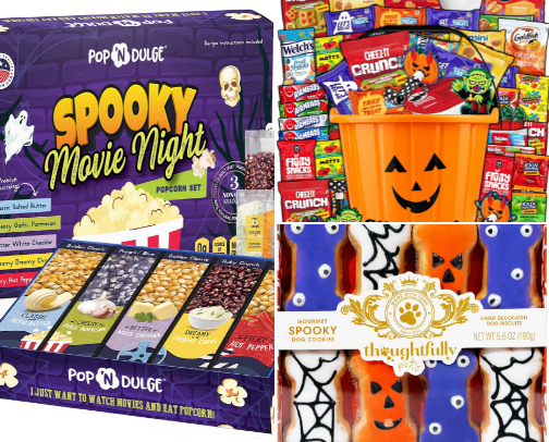 Halloween Basket Ideas for Adults and Teens cover photo collage