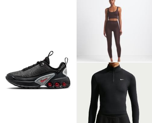 Sports clothing for girls & women cover photo collage