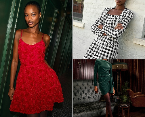 Holiday Dresses cover photo collage