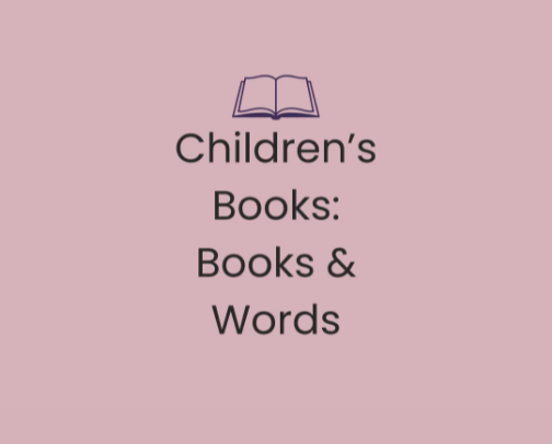 Children's Books: Books & Words cover photo collage