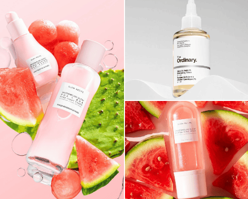 favorite skincare cover photo collage