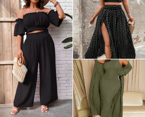 Plus size faves cover photo collage