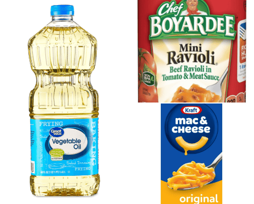 Food items we like at home cover photo collage