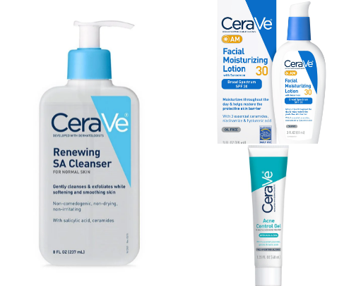 My Favorite Skincare Products for Acne Prone and Sensitive Skin cover photo collage