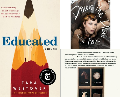 Book recommendations for girlies in their 20’s cover photo collage