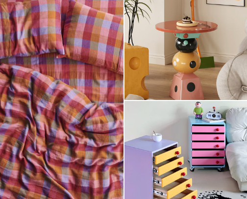 fun & colourful home decor♡ cover photo collage