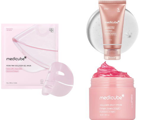 Medicube Glow Up: Pink Power Play Essentials 🌸✨ cover photo collage
