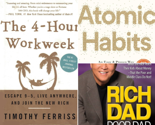 Money & Financial Freedom Books Everyone Should Read cover photo collage