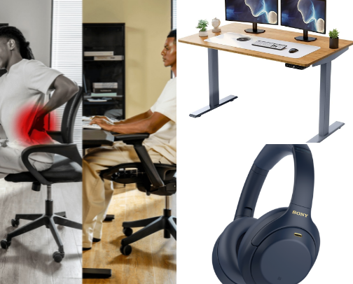 High-Performance Home Office Setup (Serious Productivity Essentials) cover photo collage