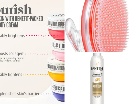 Everything Shower items cover photo collage
