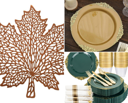 Modern Thanksgiving Decorations🍁🍽️ cover photo collage