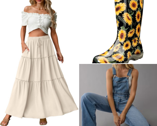 Pretty & Practical Farm Girl Gear (warm) cover photo collage