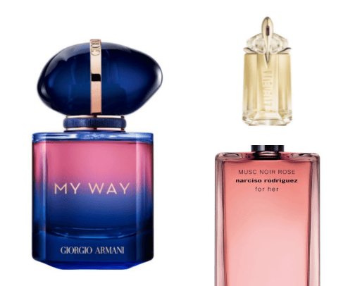Perfume essentials cover photo collage