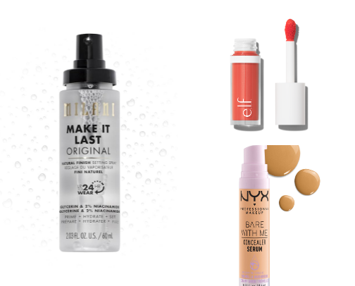 drugstore makeup NEEDS cover photo collage
