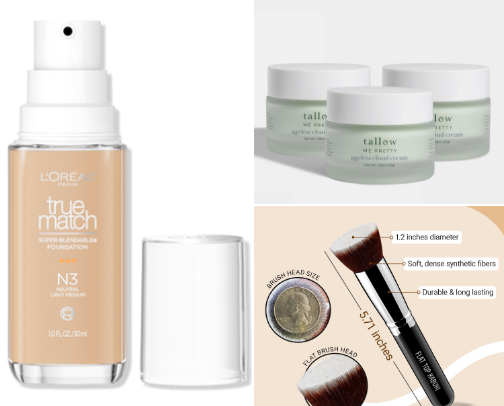 My favorite beauty recs cover photo collage