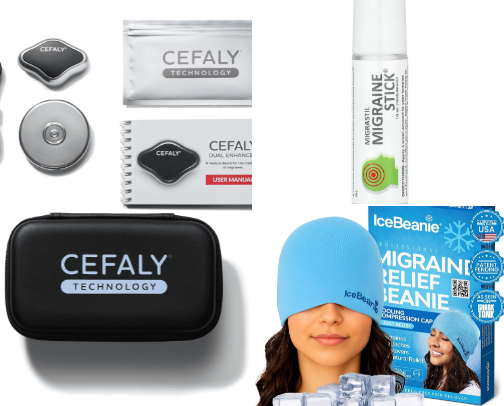 Headache Heroes: Non-Medicine Relief cover photo collage
