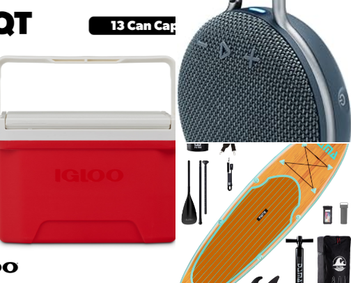Paddleboarding Essentials for Summer (Mom-Friendly + Must-Haves) 🐚 cover photo collage
