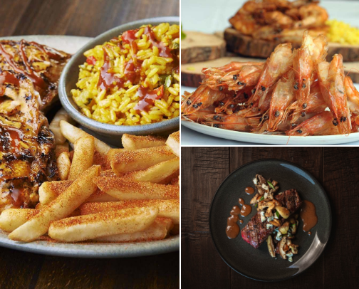 Restaurants and eating places cover photo collage