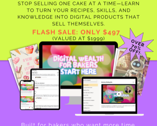 Start my home baking business with me! cover photo collage