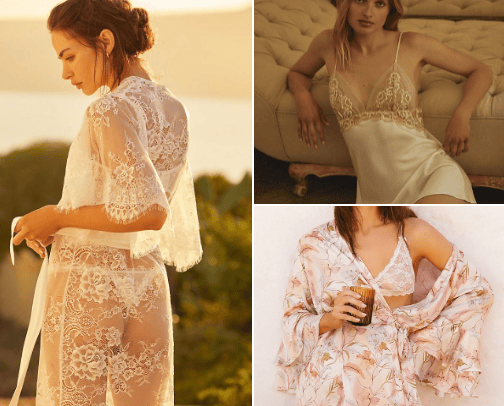 Sexy robe/kimono/slip cover photo collage