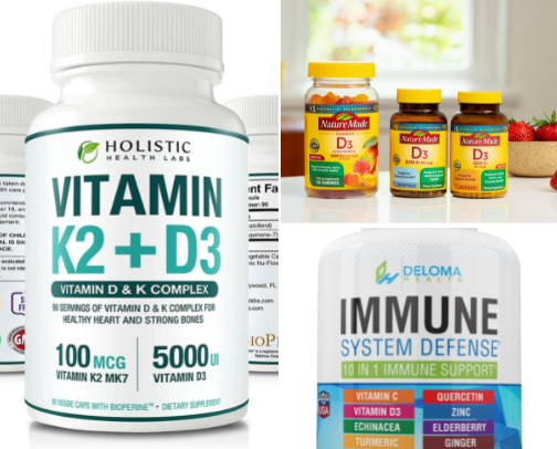 Vitamins cover photo collage