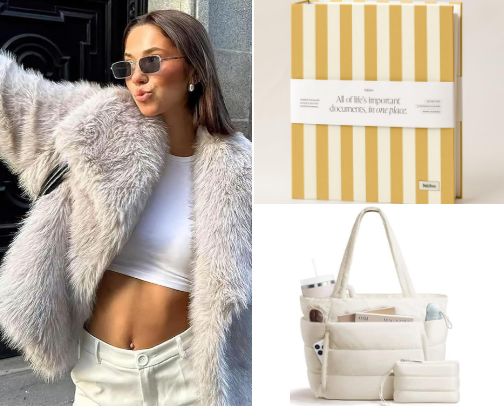GLOW UP FOR WINTER - trending Amazon items from clothing, skincare, and organization! cover photo collage