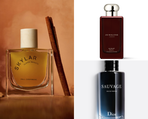 Scents that send me spiraling in the best way cover photo collage