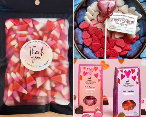 Non-Toxic Valentine Candy cover photo collage