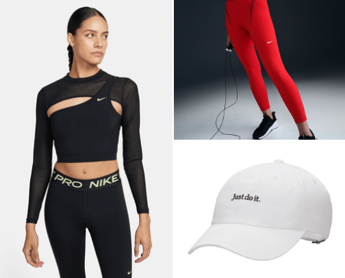 Nike workout fits cover photo collage