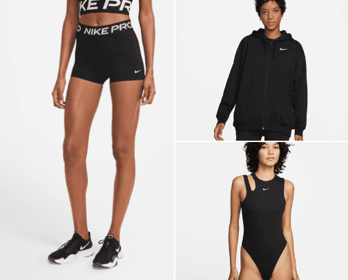 Nike Clothing cover photo collage