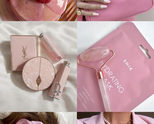 🩷 Beauty in Pink 🩷 cover photo collage